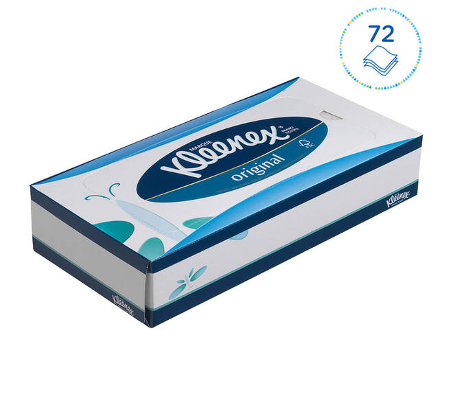 Facial tissues Kleenex 3-laags 72 vel wit 8824