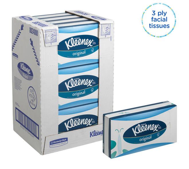 Facial tissues Kleenex 3-laags 72 vel wit 8824