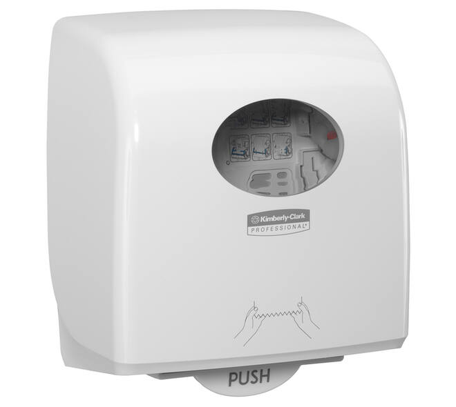 Handdoekroldispenser Kimberly Clark Aquarius Slimroll wit 7955