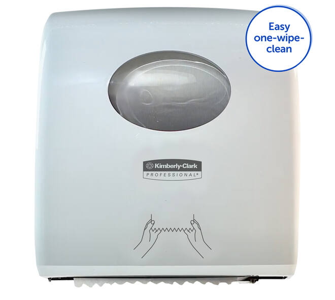 Handdoekroldispenser Kimberly Clark Aquarius Slimroll wit 7955