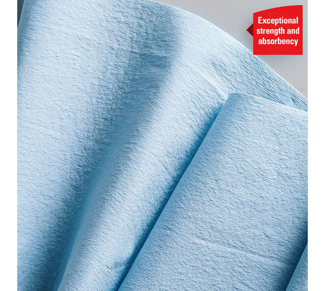 Poetspapier WypAll L20 GeneralClean 2-laags 500 vel blauw 7300