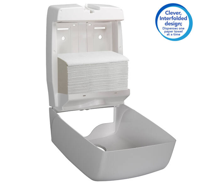 Handdoek Scott Control i-vouw 1-laags 215x315mm 15x212 vel wit 6663