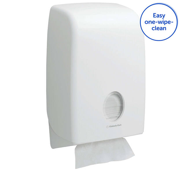 Handdoekdispenser Kimberly Clark Aquarius i-vouw wit 6945