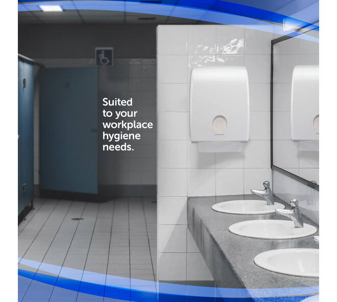 Handdoekdispenser Kimberly Clark Aquarius i-vouw wit 6945