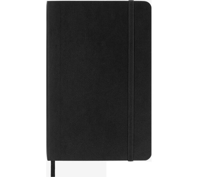 Notitieboek Moleskine pocket 90x140mm dots soft cover zwart