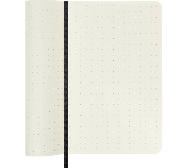 Notitieboek Moleskine pocket 90x140mm dots soft cover zwart