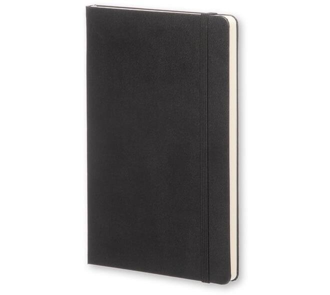 Notitieboek Moleskine large 130x210mm dots hard cover zwart