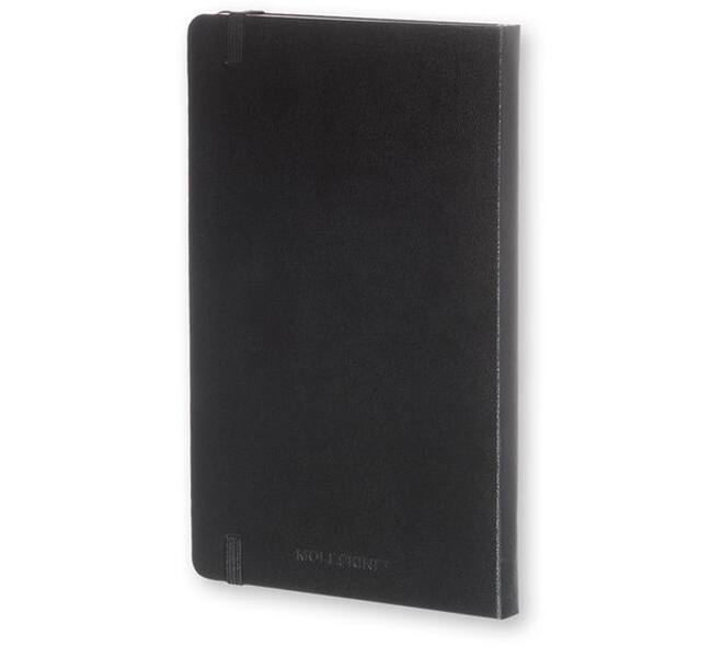 Notitieboek Moleskine large 130x210mm dots hard cover zwart
