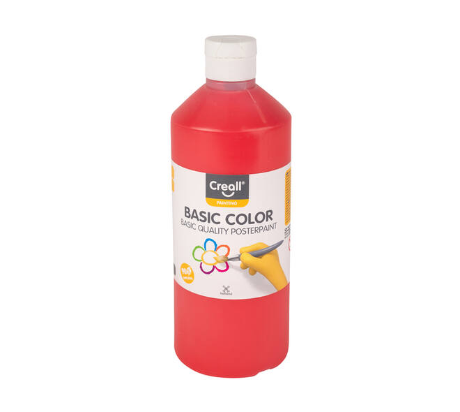 Plakkaatverf Creall Basic lichtrood 500ml