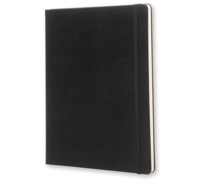 Notitieboek Moleskine XL 190x250mm lijn hard cover zwart