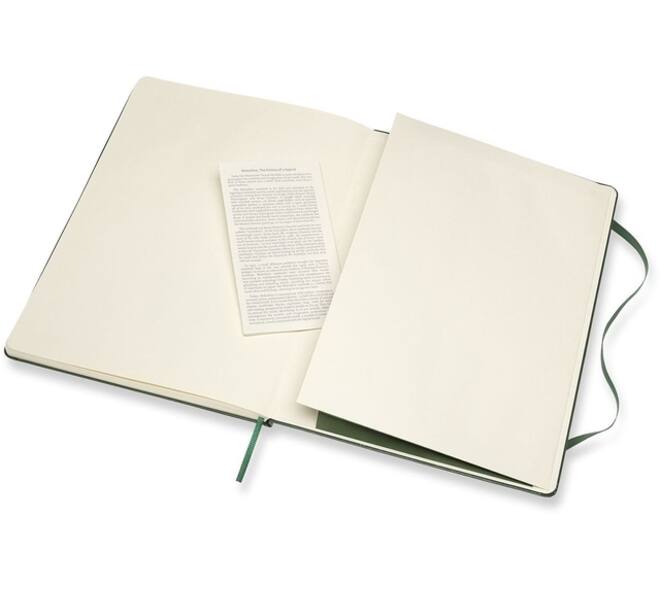 Notitieboek Moleskine XL 190x250mm lijn hard cover zwart