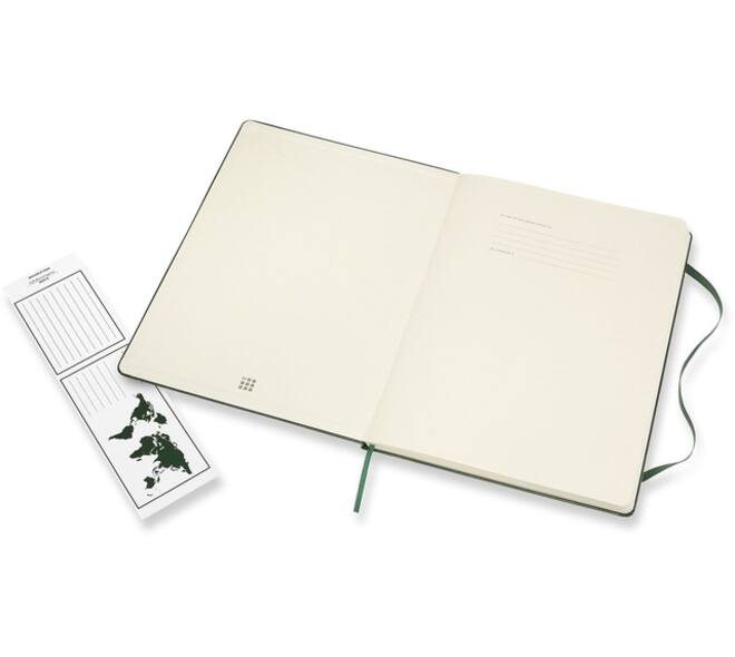 Notitieboek Moleskine XL 190x250mm lijn hard cover zwart