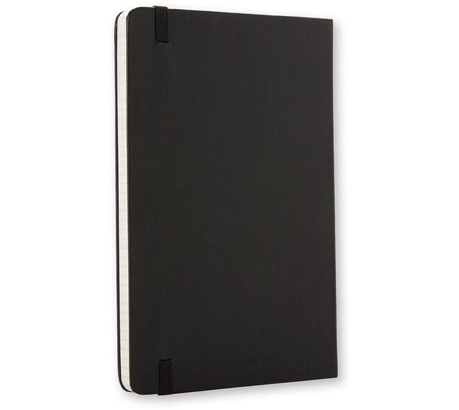 Notitieboek Moleskine pocket 90x140mm ruit 5x5mm soft cover zwart