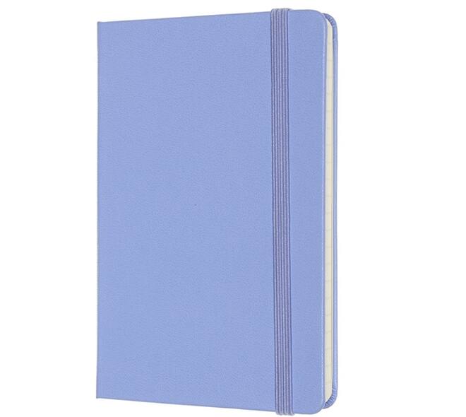 Notitieboek Moleskine pocket 90x140mm lijn hard cover hydrangea blue