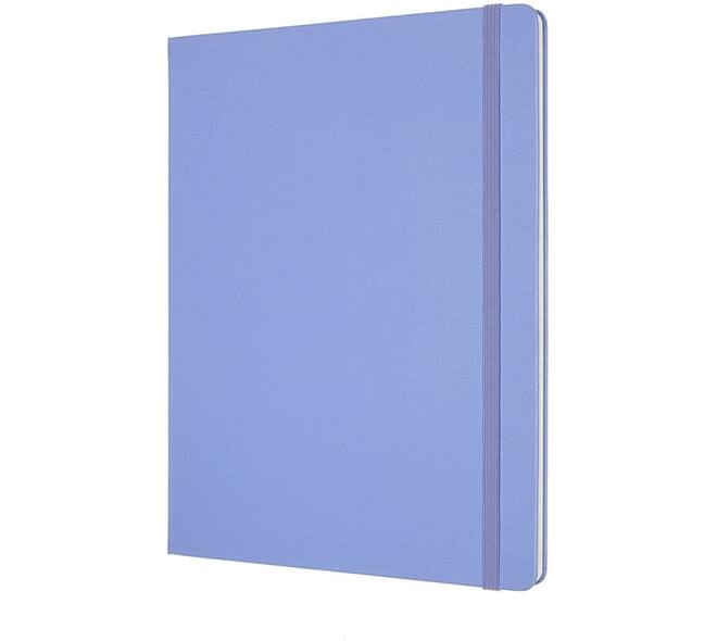 Notitieboek Moleskine XL 190x250mm lijn hard cover hydrangea blue