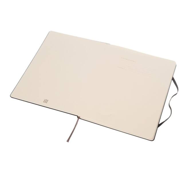 Notitieboek Moleskine XL 190x250mm blanco hard cover zwart
