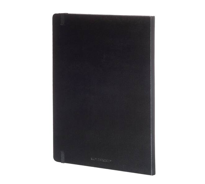 Notitieboek Moleskine XL 190x250mm blanco hard cover zwart