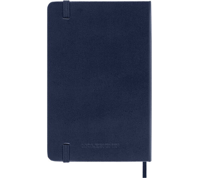 Notitieboek Moleskine pocket 90x140mm lijn hard cover sapphire blue