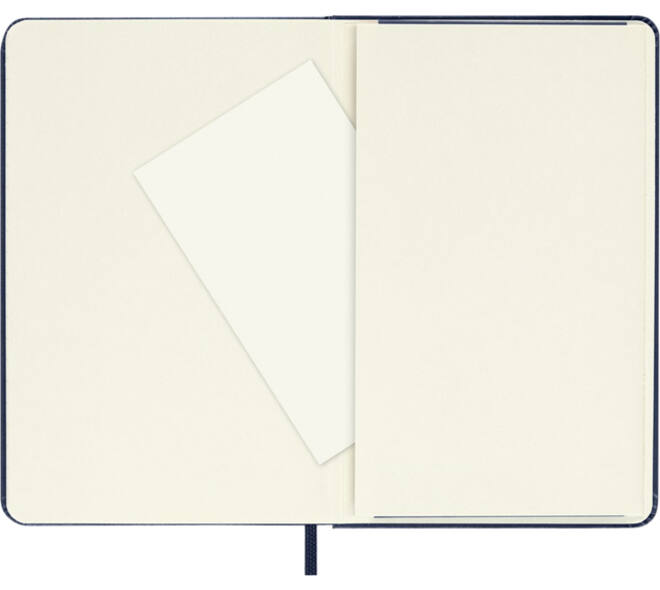 Notitieboek Moleskine pocket 90x140mm lijn hard cover sapphire blue