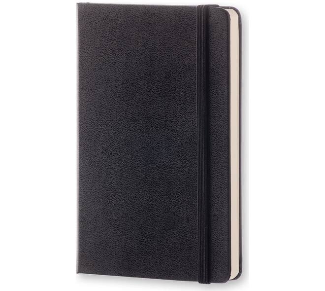 Notitieboek Moleskine pocket 90x140mm dots hard cover zwart