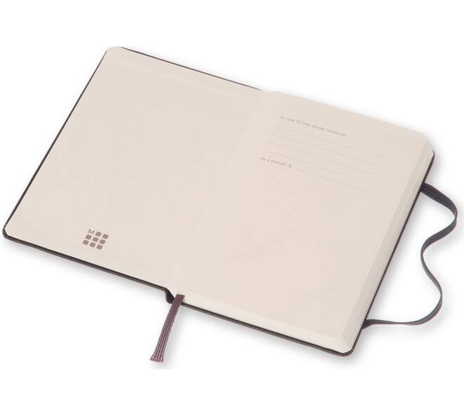 Notitieboek Moleskine pocket 90x140mm dots hard cover zwart