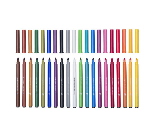 Viltstift Bruynzeel Kids Super Point assorti 20 stuks