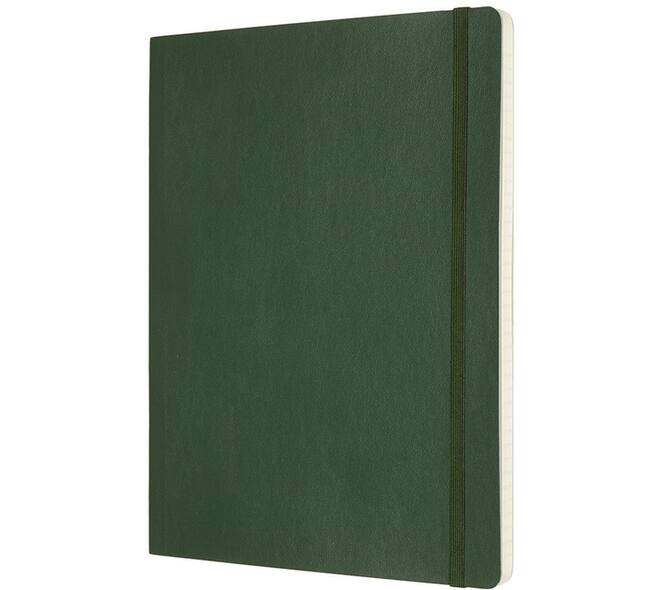 Notitieboek Moleskine XL 190x250mm lijn soft cover myrtle green