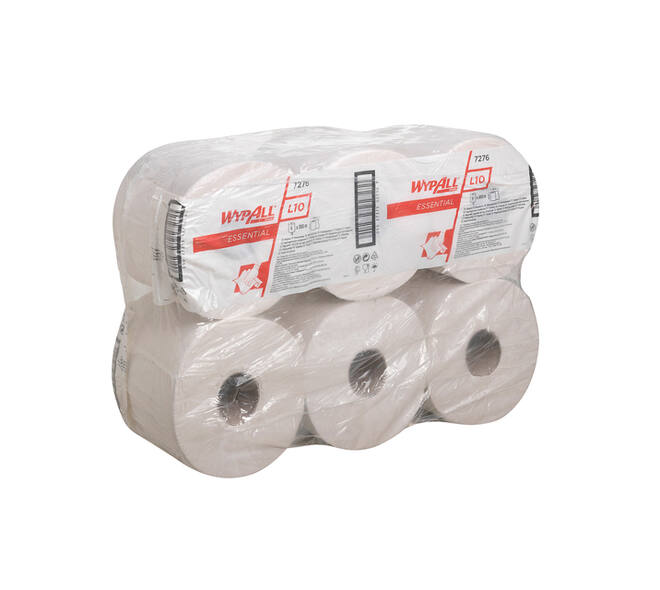 Poetspapier WypAll L10 GeneralClean 1-laags 300m wit 7276