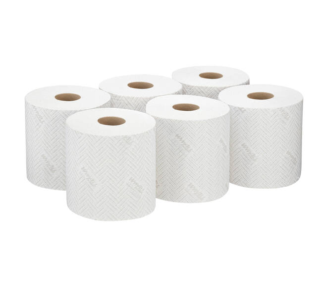 Poetspapier WypAll L10 GeneralClean 1-laags 800 vel wit 7256