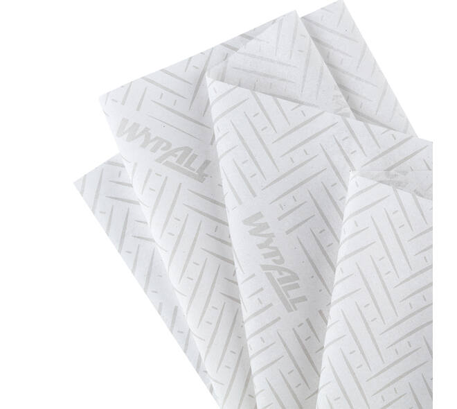 Poetspapier WypAll L10 GeneralClean 1-laags 800 vel wit 7256
