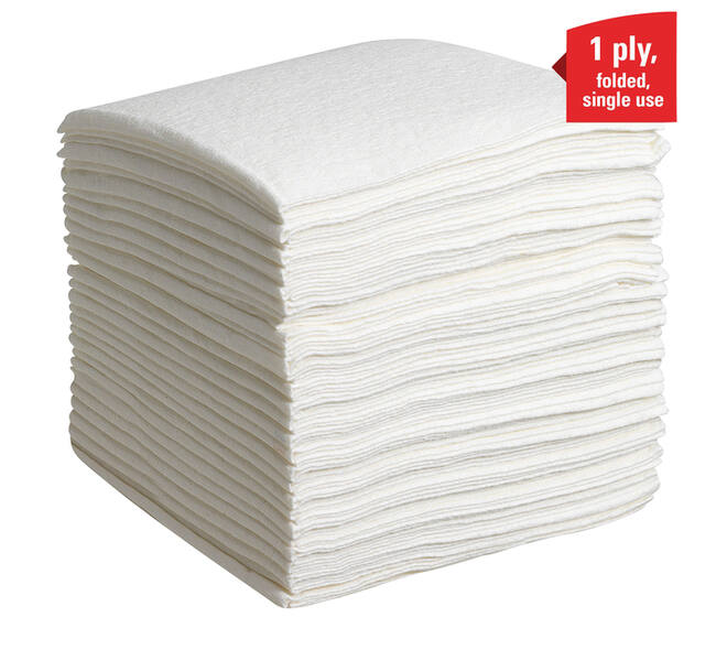 Reinigingsdoek WypAll L40 PowerClean 1-laags 18x56 vel wit 7471