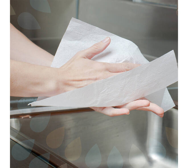 Handdoek Kleenex Ultra i-vouw 2-laags 215x415mm 30x94 vel wit 6772