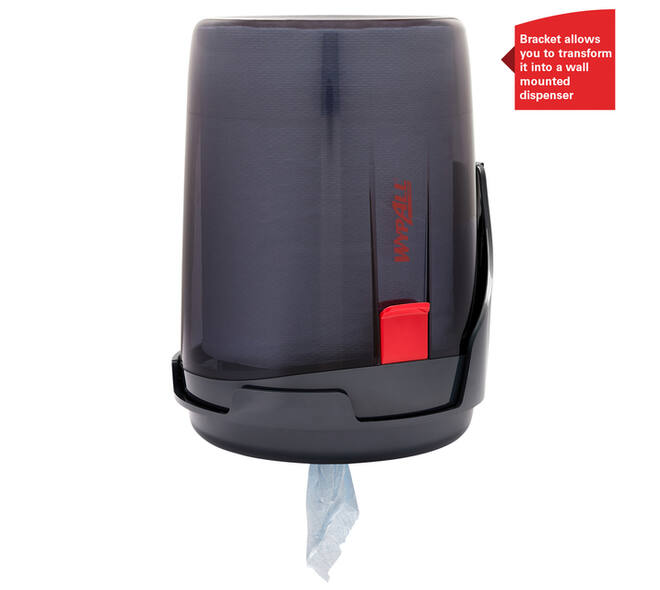 Poetspapierdispenser WypAll L10 Reach draagbare dispenser zwart 6221