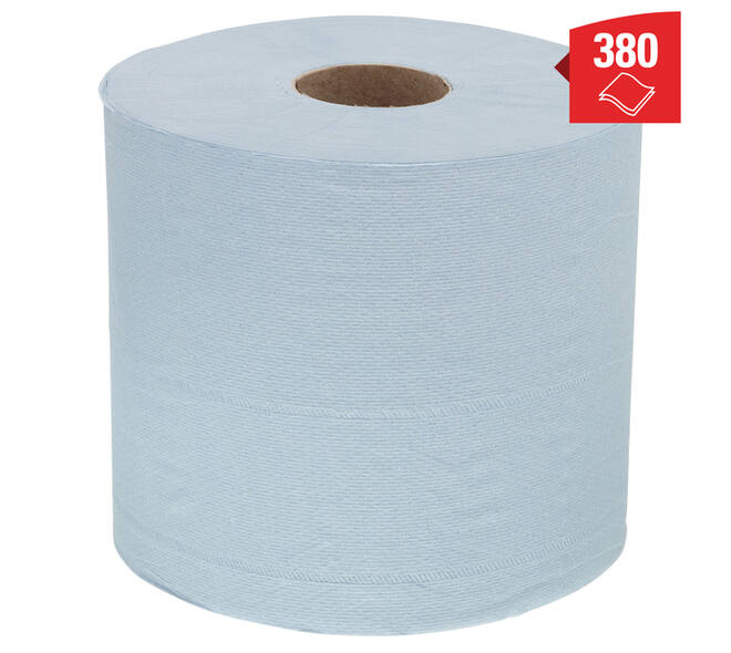Poetspapier WypAll L20 GeneralClean 2-laags 336 vel blauw 7302