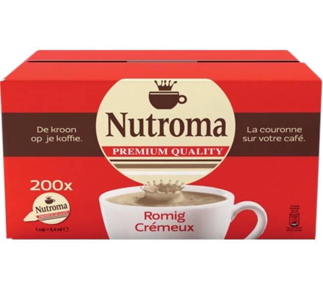 Koffiemelkcups Nutroma 200x7.5gr