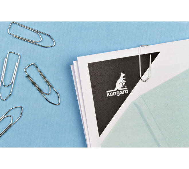 Paperclip Kangaro 32mm hoekig verzinkt doos à 100 stuks