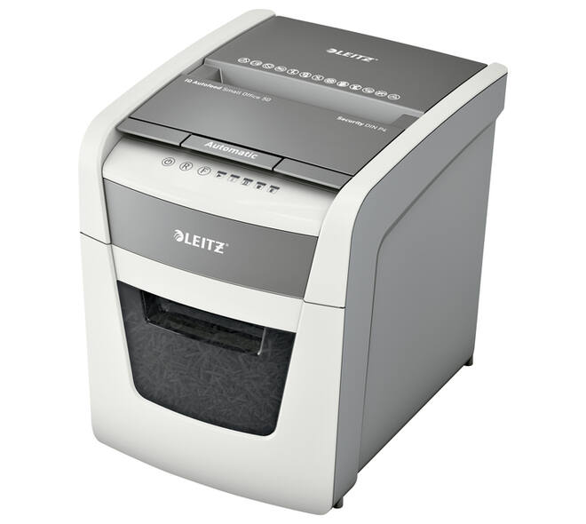 Papiervernietiger Leitz IQ Auto+ Small Office 50X P4 snippers 4x28mm