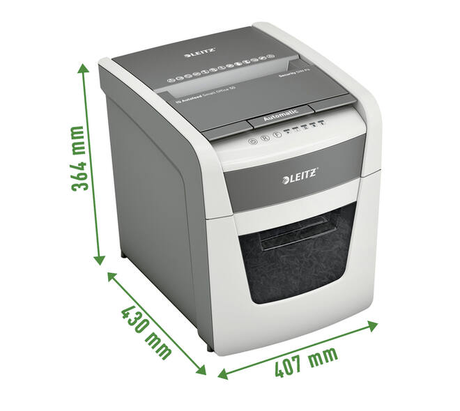 Papiervernietiger Leitz IQ Auto+ Small Office 50X P4 snippers 4x28mm