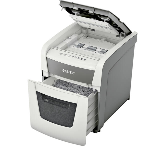 Papiervernietiger Leitz IQ Auto+ Small Office 50X P4 snippers 4x28mm