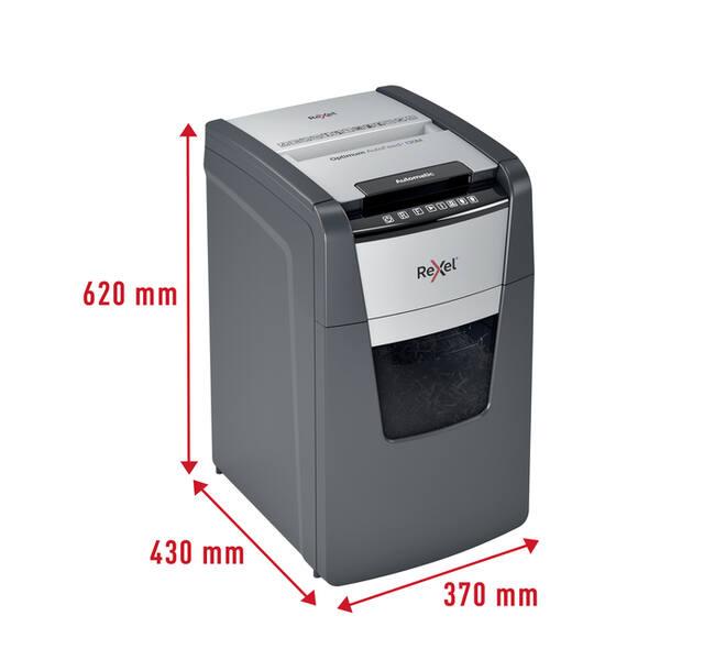 Papiervernietiger Rexel Optimum Auto+ 130M snippers 2x15mm