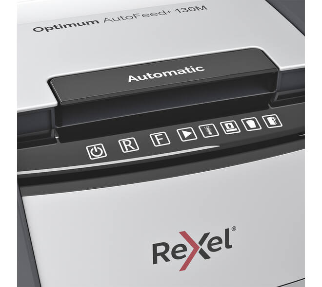 Papiervernietiger Rexel Optimum Auto+ 130M snippers 2x15mm