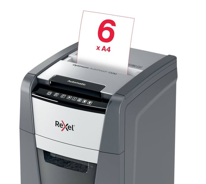 Papiervernietiger Rexel Optimum Auto+ 130M snippers 2x15mm