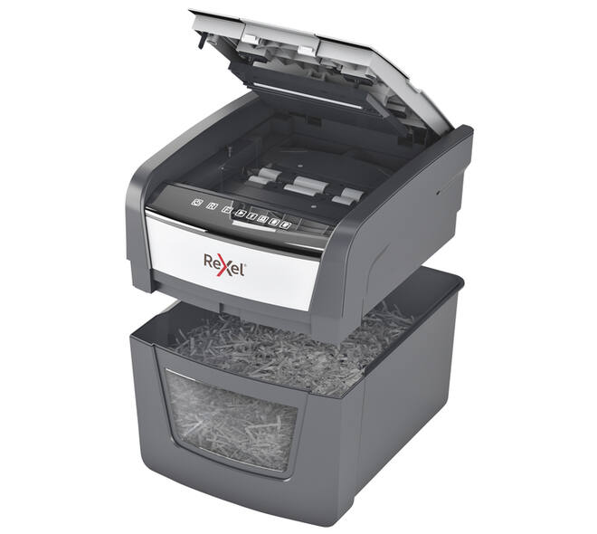 Papiervernietiger Rexel Optimum Auto+ 45X snippers 4x28mm