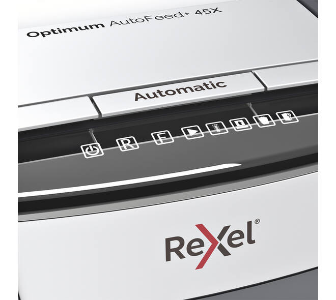 Papiervernietiger Rexel Optimum Auto+ 45X snippers 4x28mm