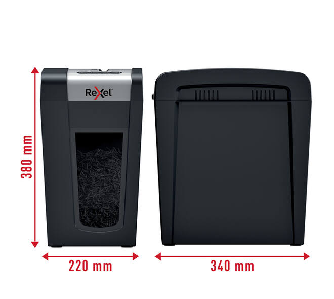 Papiervernietiger Rexel Secure MC6-SL snippers 2x15mm