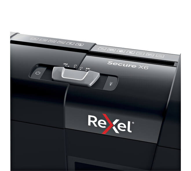 Papiervernietiger Rexel Secure X6 snippers 4x40mm
