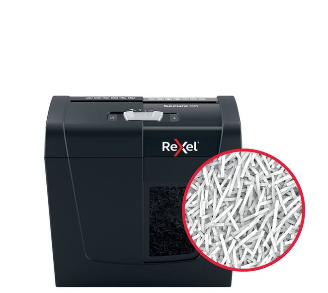 Papiervernietiger Rexel Secure X6 snippers 4x40mm