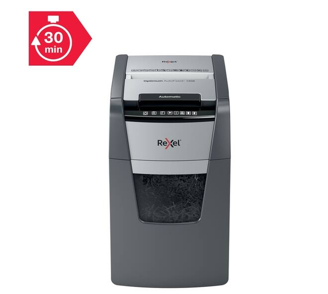 Papiervernietiger Rexel Optimum Auto+ 130X P4 snippers 4x28mm