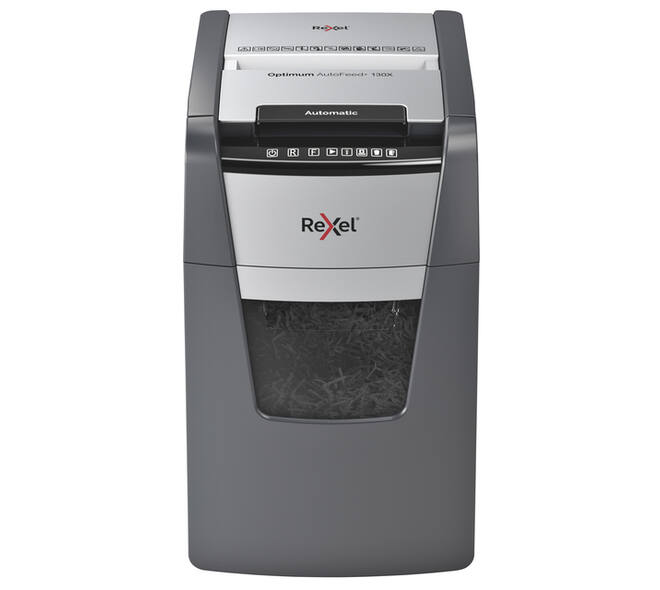 Papiervernietiger Rexel Optimum Auto+ 130X P4 snippers 4x28mm