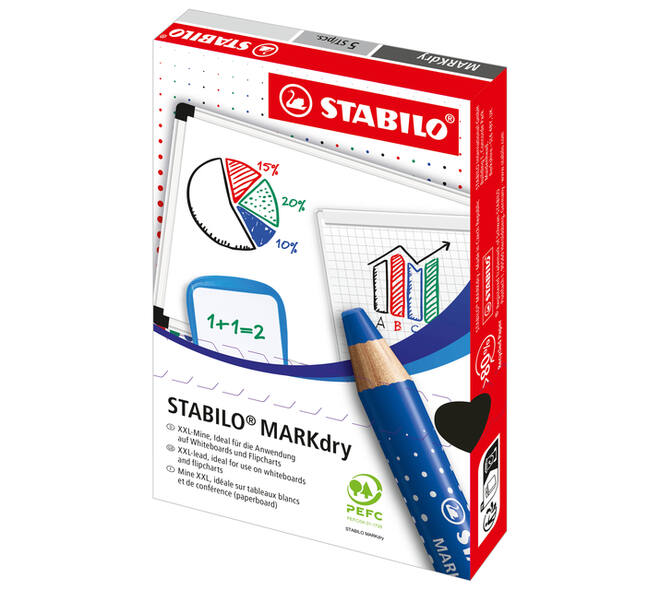 Whiteboardpotlood STABILO MARKdry 648/43 groen